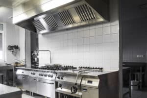 Very clean commercial kitchen